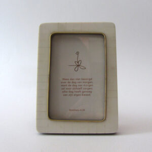 Fotolijst Wit - Wees dan niet bezorgd