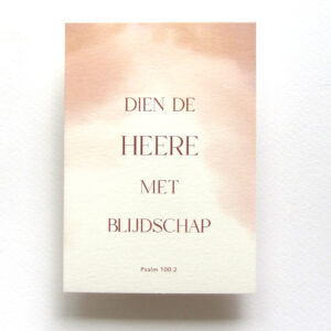 Dien de HEERE met blijdschap